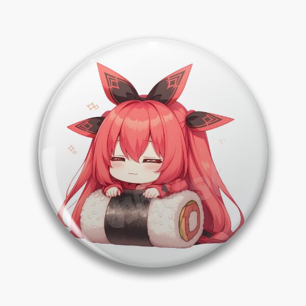 Item preview, Kotori Itsuka Date A Live Anime Girl Kawaii Chibi Sushi Roll designed and sold by CarlosBender.