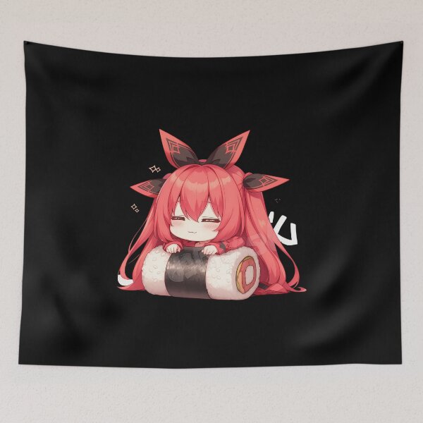 Item preview, Kotori Itsuka Date A Live Anime Girl Kawaii Chibi Sushi Roll designed and sold by CarlosBender.