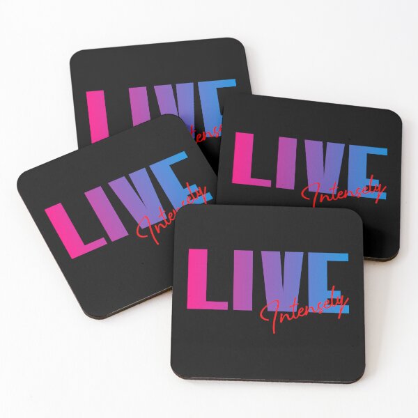 Item preview, Live Intensely Typography Art designed and sold by NNAANN.