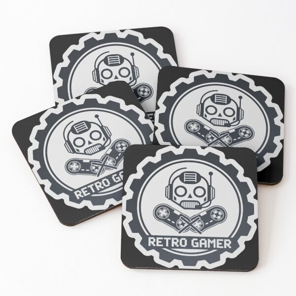 Item preview, Retro Gamer Robot Skull Gear designed and sold by MRMDesign90.