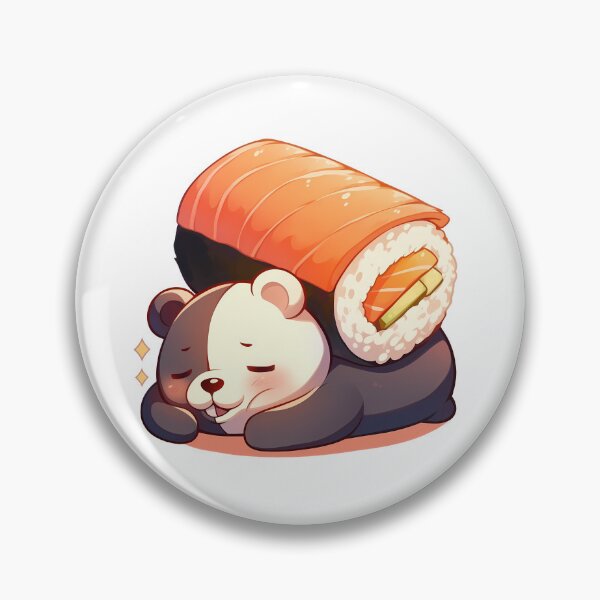 Item preview, Monokuma Danganronpa Chibi Kawaii Sushi Anime designed and sold by CarlosBender.