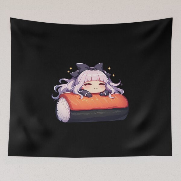 Item preview, Kyoko Kirigiri Danganronpa Chibi Kawaii Sushi Anime Girl designed and sold by CarlosBender.