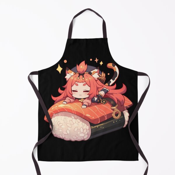 Item preview, Game Diona Genshin Impact Kawaii Chibi Sushi Cute Cat Girl Anime designed and sold by CarlosBender.