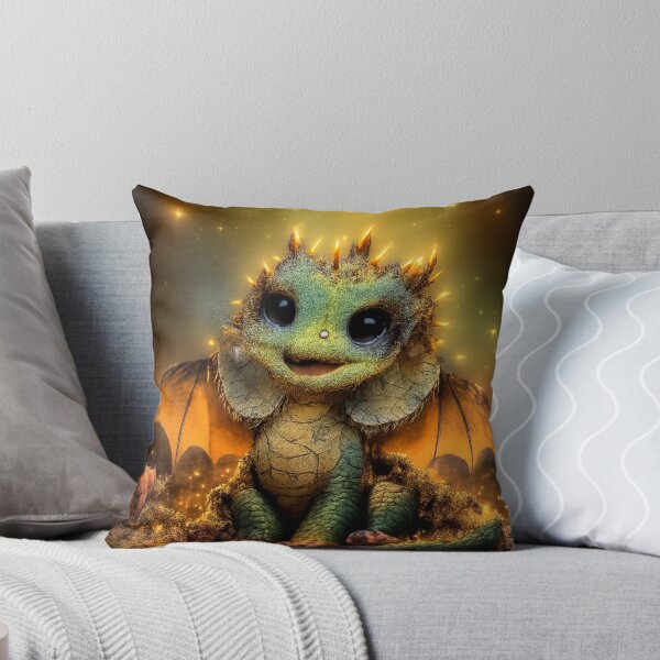 Item preview, Golden Ember Baby Dragon designed and sold by TheJoyfulPen.