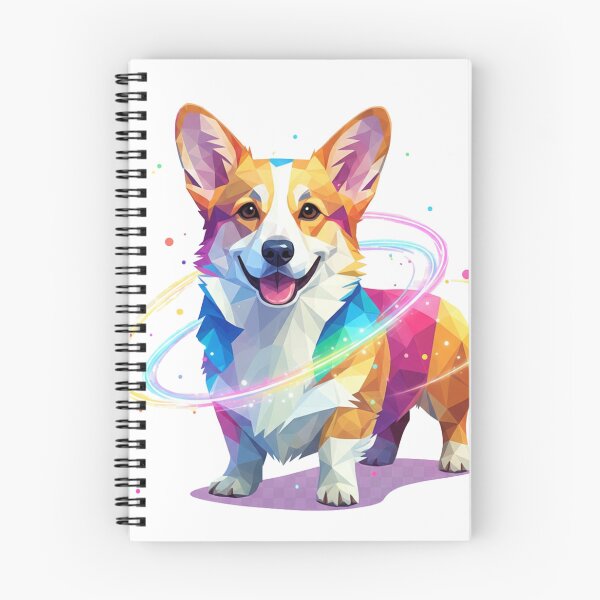 Item preview, Happy Corgi Geometric Pop designed and sold by bsbd-action.