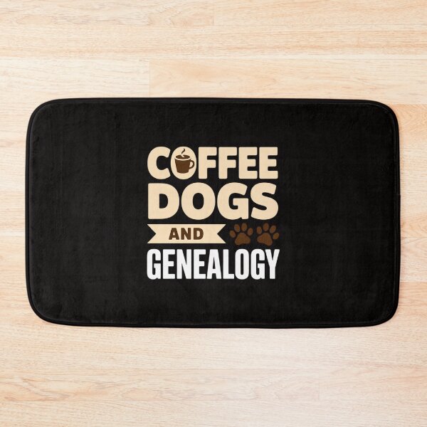Item preview, Coffee Dogs And Genealogy - Genealogist Ancestry Family Tree designed and sold by margaridroso.
