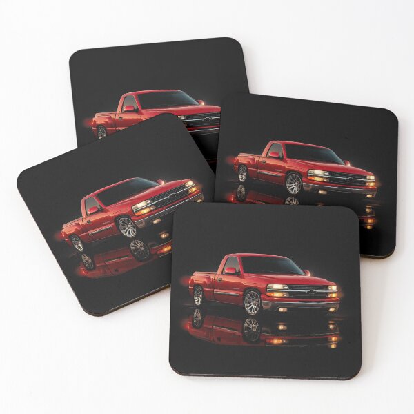 Item preview, 1999 Chevy Silverado Custom – Modern Classic Truck Art Print designed and sold by Stinky Lincy's Apparel Company.