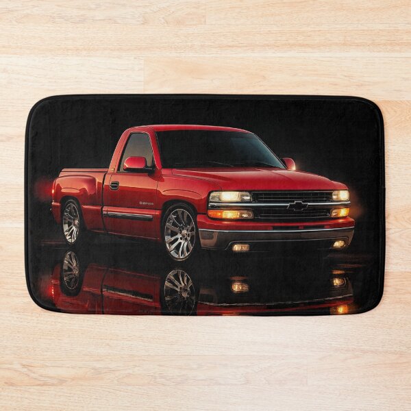 Item preview, 1999 Chevy Silverado Custom – Modern Classic Truck Art Print designed and sold by Stinky Lincy's Apparel Company.