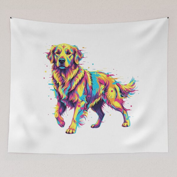 Item preview, Golden Retriever Glitch Art designed and sold by bsbd-action.