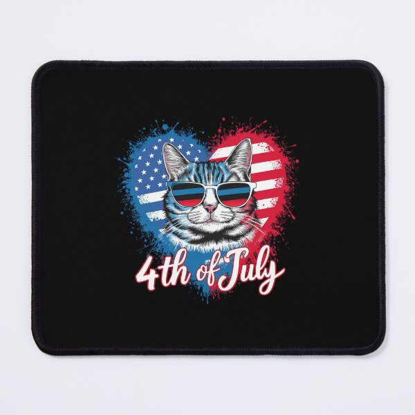 Item preview, 4th of July Meowica Cute designed and sold by CruelShadesSt.