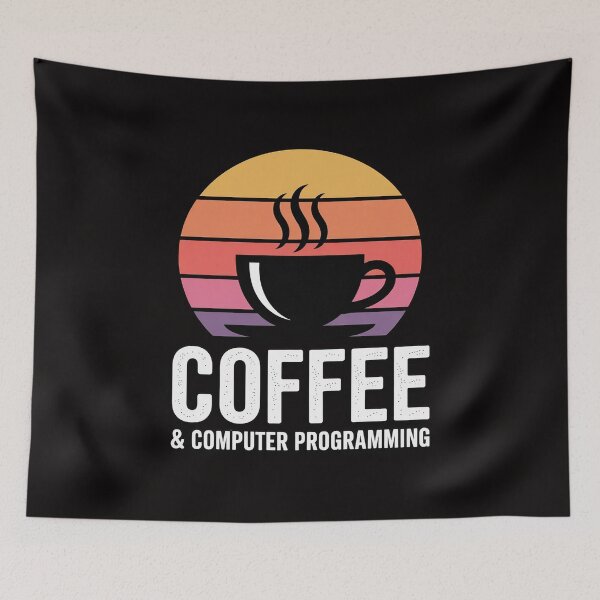 Artikelvorschau, Kaffee und Computerprogrammierung entworfen und verkauft von margaridroso.