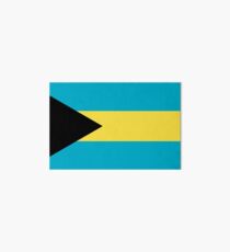 The Bahamas Flag Design Art Board