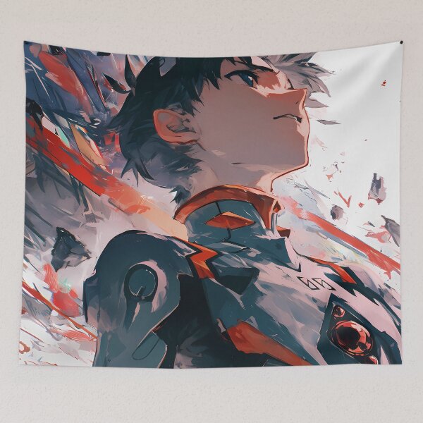 Item preview, Shinji Ikari Neon Genesis Evangelion Heroic Anime Energy Sky Atmosphere designed and sold by CarlosBender.