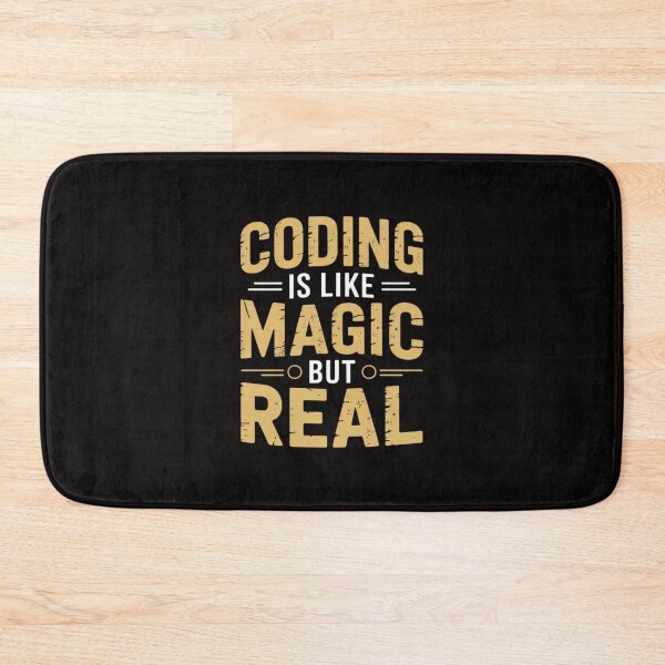 Item preview, Coding Is Like Magic But Real Computer Programming Coder designed and sold by margaridroso.