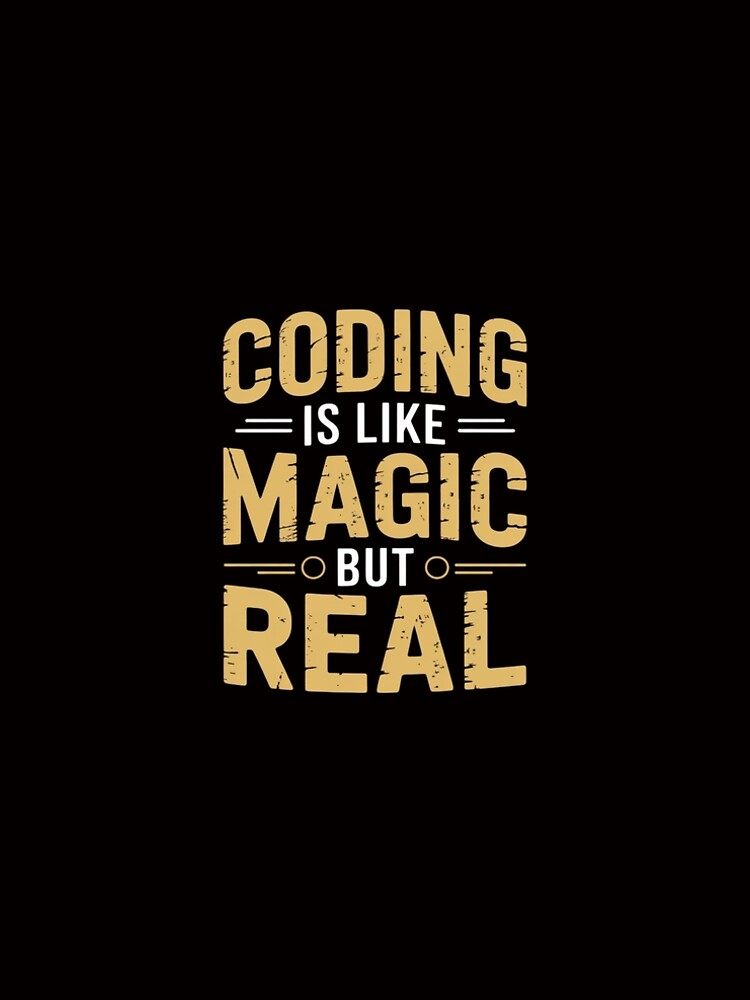 Thumbnail 5 of 5, A-Line Dress, Coding Is Like Magic But Real Computer Programming Coder designed and sold by margaridroso.