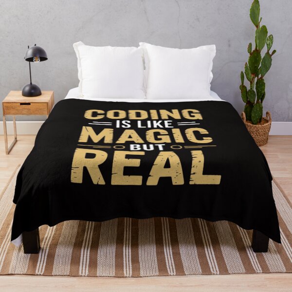 Item preview, Coding Is Like Magic But Real Computer Programming Coder designed and sold by margaridroso.