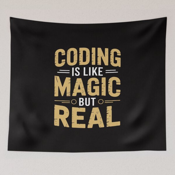 Item preview, Coding Is Like Magic But Real Computer Programming Coder designed and sold by margaridroso.