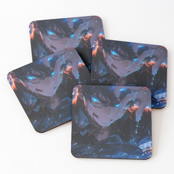 Item preview, Yukio Okumura Blue Exorcist Anime Blue Energy Night Resolve Aura designed and sold by CarlosBender.