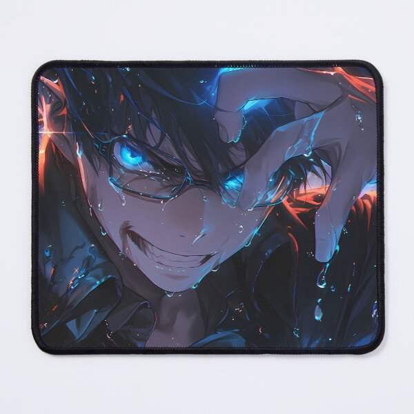Item preview, Yukio Okumura Blue Exorcist Anime Blue Energy Night Resolve Aura designed and sold by CarlosBender.