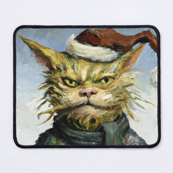 Item preview, Grinch cat of Christmas Sticker designed and sold by enamalbjerdekx.