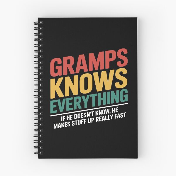 Item preview, Gramps Know Everything Fathers Day for funny grandpa designed and sold by countntenov.
