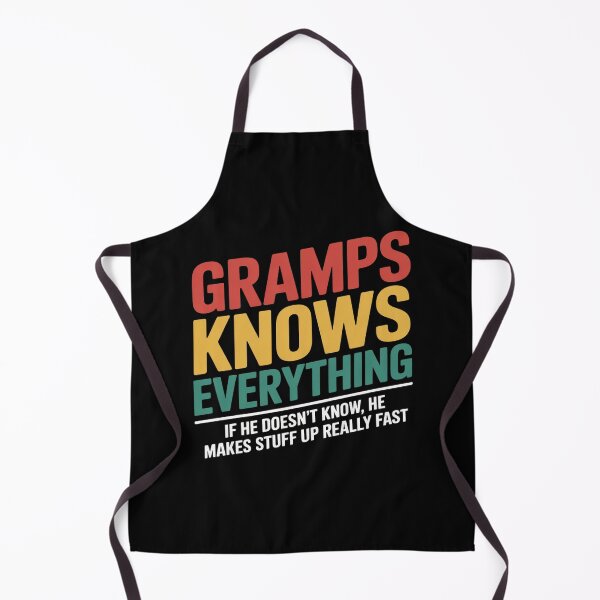 Item preview, Gramps Know Everything Fathers Day for funny grandpa designed and sold by countntenov.
