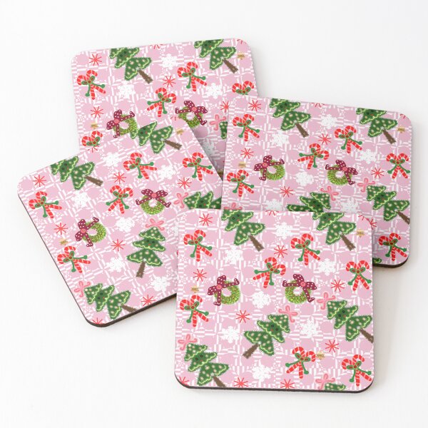 Item preview, Christmas Trees Wreaths & Candy Canes Pattern designed and sold by HopeAndHustle.