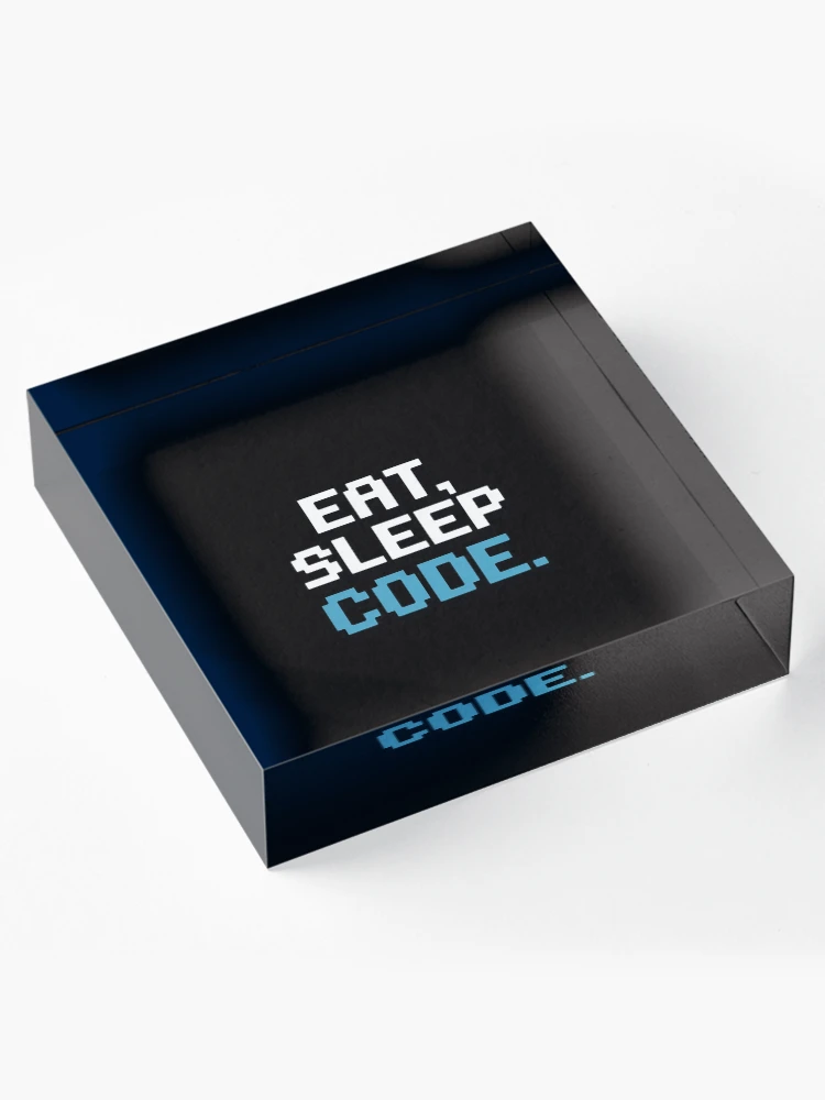 Thumbnail 4 of 5, Acrylic Block, Coding Code Computer Science Programming Software Engineer designed and sold by banbopbii.