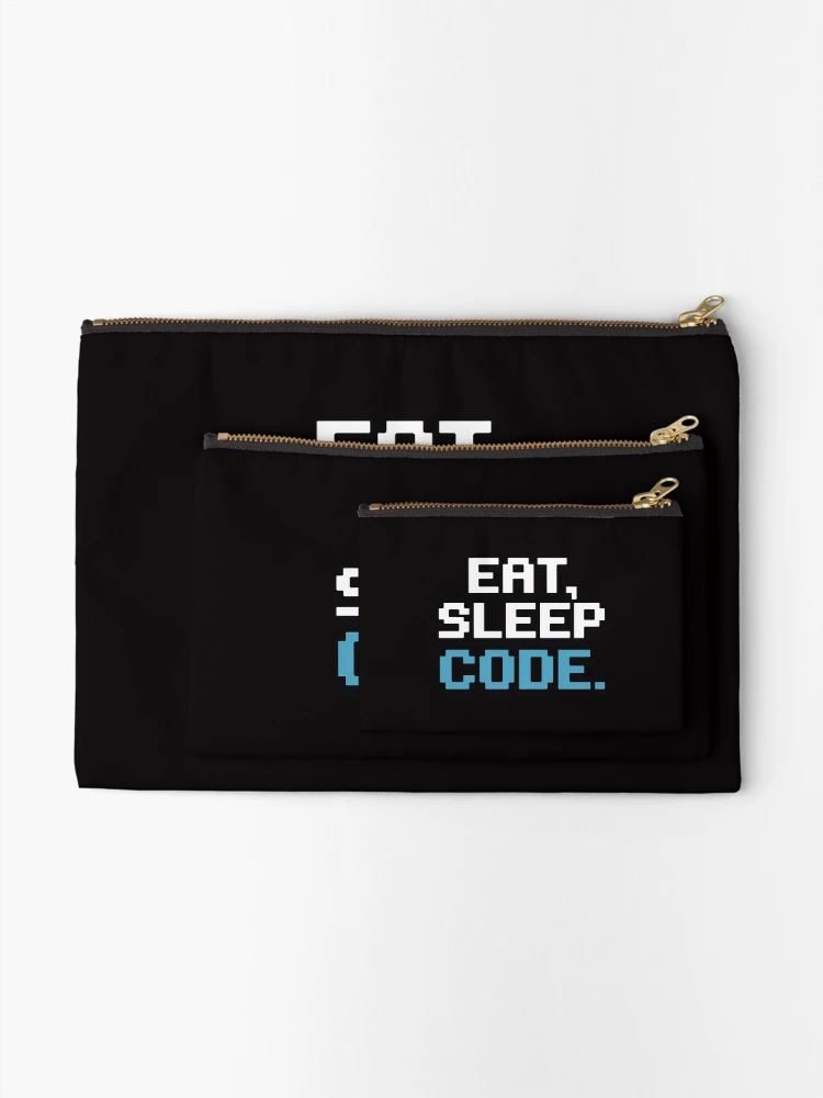 Thumbnail 2 of 4, Zipper Pouch, Coding Code Computer Science Programming Software Engineer designed and sold by banbopbii.