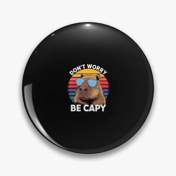 Item preview, Don't Worry Be Capy Capybara designed and sold by caiknelinex.