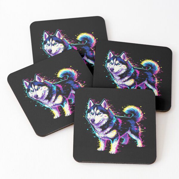 Item preview, Siberian Husky Glitch Pulse designed and sold by bsbd-action.