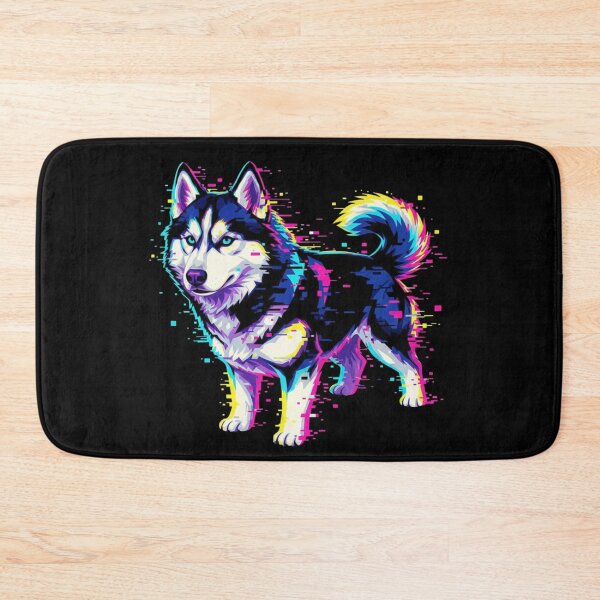 Item preview, Siberian Husky Glitch Pulse designed and sold by bsbd-action.