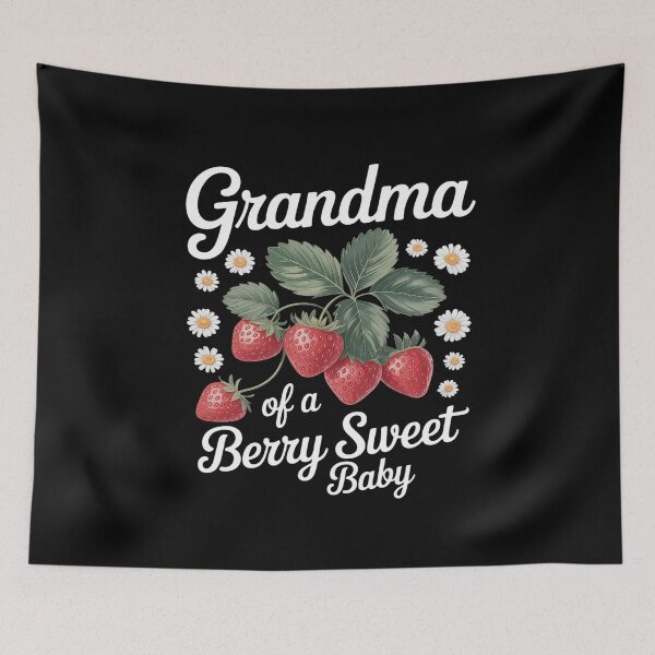Item preview, Grandma Of A Berry Sweet One Strawberry Baby First Birthday designed and sold by countntenov.