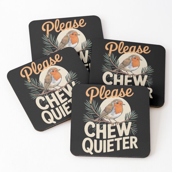 Item preview, Please Chew Quieter Vintage Saying Bird Nature Lover designed and sold by pansak.
