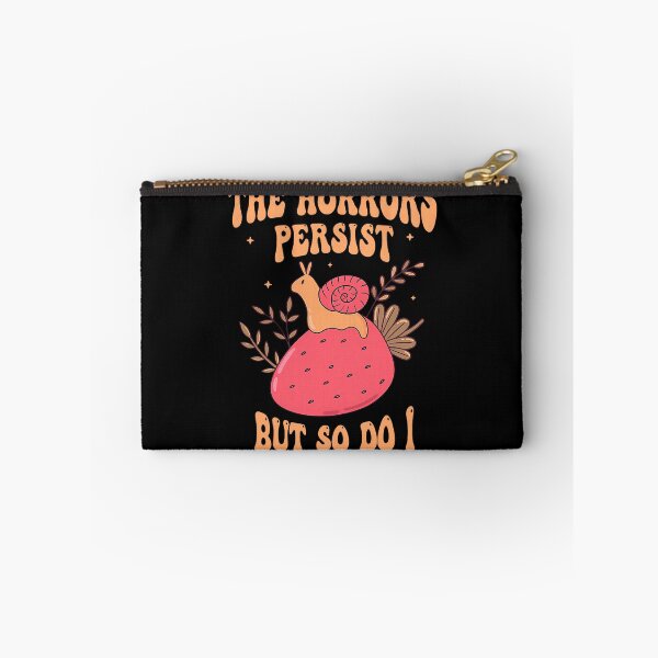 Item preview, The Horrors Persist But So Do I Cottagecore Kawaii Snail Lover designed and sold by pansak.