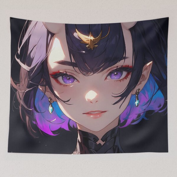 Item preview, Assassin Shuten Douji Fate Grand Order Anime Girl Waifu Oni Mystic Fantasy Glow designed and sold by CarlosBender.