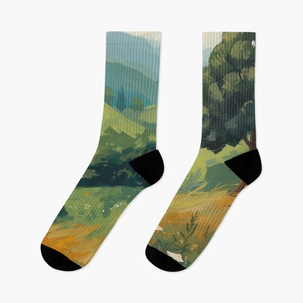 Item preview, Beautiful green natural landscape designed and sold by AratingaCreativ.