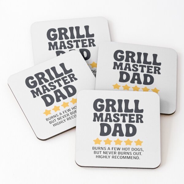 Item preview, Grill Master Dad Funny BBQ Review designed and sold by Slwankol.
