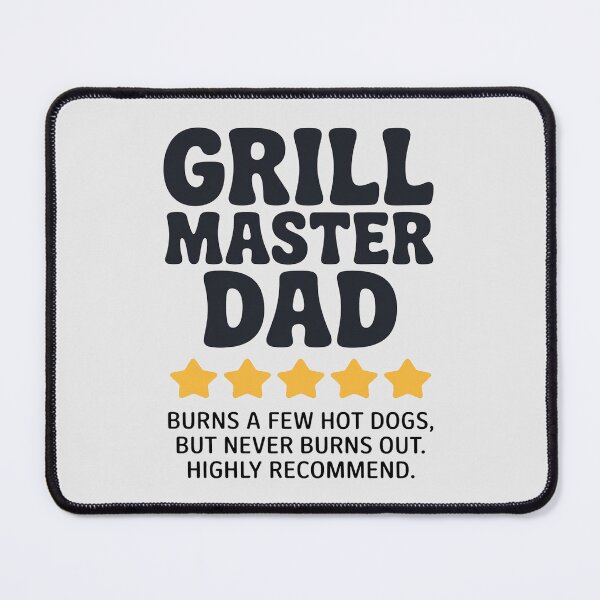 Item preview, Grill Master Dad Funny BBQ Review designed and sold by Slwankol.