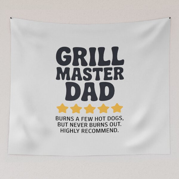 Item preview, Grill Master Dad Funny BBQ Review designed and sold by Slwankol.