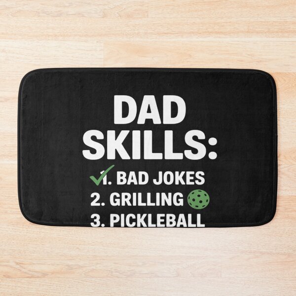 Item preview, Dad Skills Pickleball Player Funny Dad Father's Day designed and sold by katherintration.