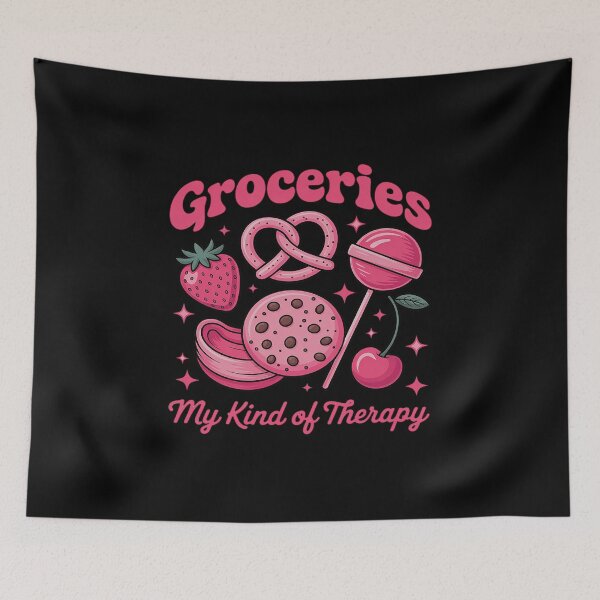 Item preview, Groceries My Kind Of Therapy Minimalist designed and sold by Slwankol.