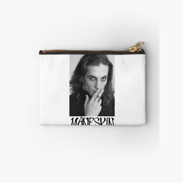 Item preview, Damiano David Edgy Rock Star Black and White Portrait designed and sold by JayliIvan.