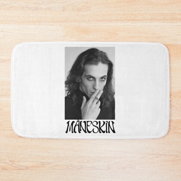 Item preview, Damiano David Edgy Rock Star Black and White Portrait designed and sold by JayliIvan.