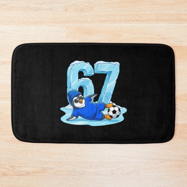 Item preview, Penguin Soccer 67 Ice Slide Funny Winter Sports designed and sold by endabettyau.