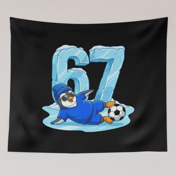 Item preview, Penguin Soccer 67 Ice Slide Funny Winter Sports designed and sold by endabettyau.