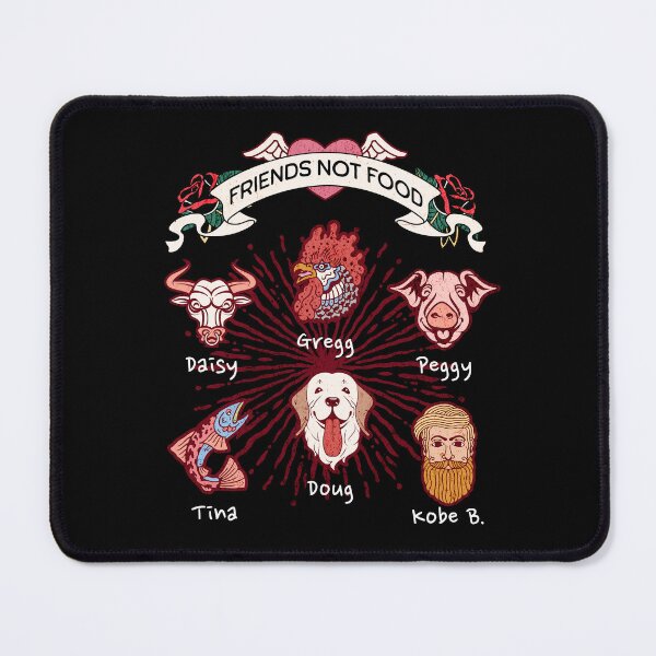 Item preview, Friends Not Food Vegan Animal Rights designed and sold by Cult of Seitan.