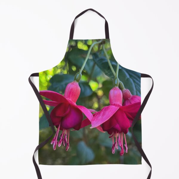 Item preview, Pink Fuchsia Flowers – Delicate Ballerina Blooms in the Garden designed and sold by Be Captured by Brittany Emma.