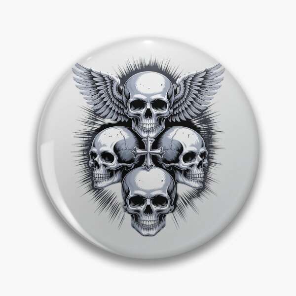 Item preview, Grunge Kreuz Goth Gothic Skull Cross designed and sold by Slwankol.