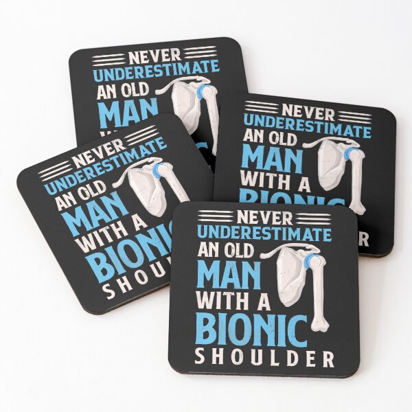 Item preview, Never Underestimate An Old Man With A Bionic Shoulder designed and sold by heupelipocko.